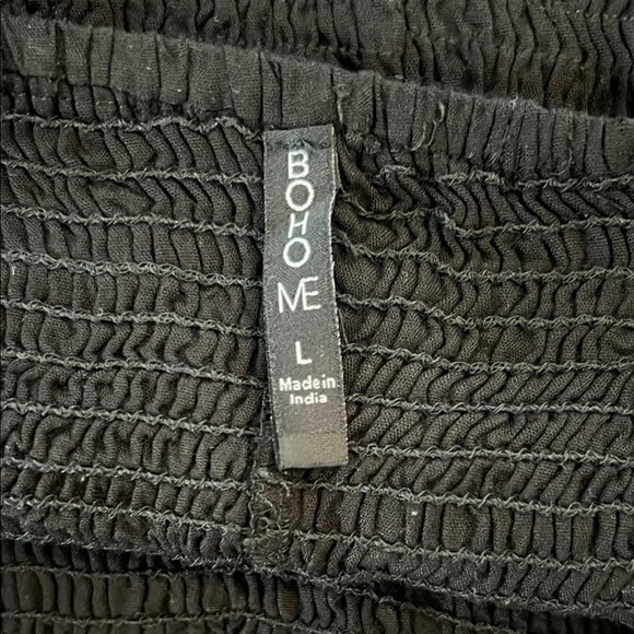 Chic Black Ruffled Mini Tube Top - Picture 4 of 6